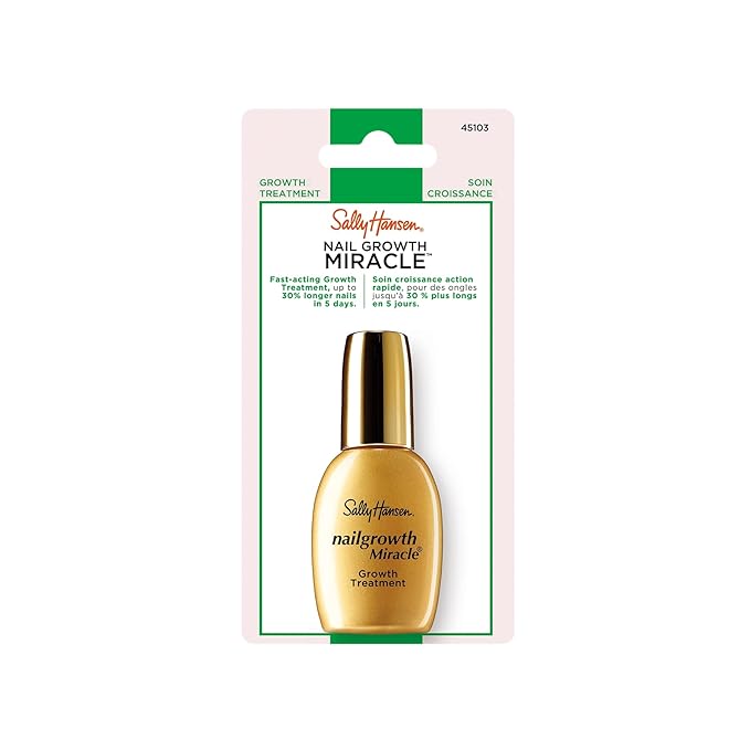 Sally Hansen Miracle Nails Nailgrowth Treatment 0.44 Fl Oz (Pack of 2)