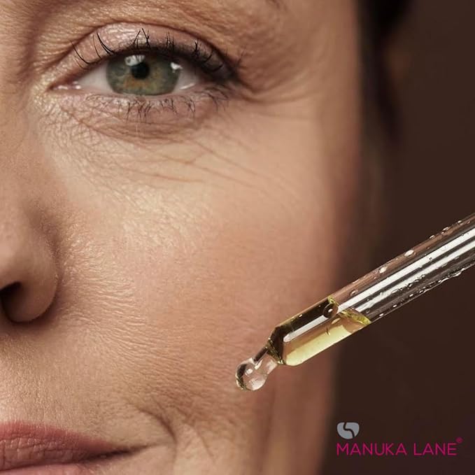 Manuka Honey Face Serum with Collagen, Hyaluronic Acid, & Pure Honey, by Manuka Lane