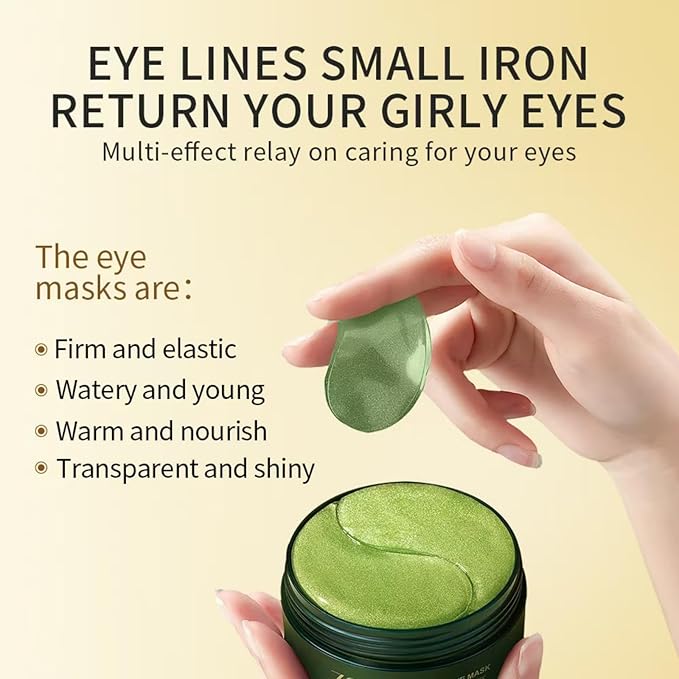 Hyaluronic Acid Eye Patch (Removes Dark Circles, Eye Bags, Eye Care, Wrinkles, Puffy Eyes, Skin Cushioning) - Anti-Aging Moisturising 60PCS. For both men and women