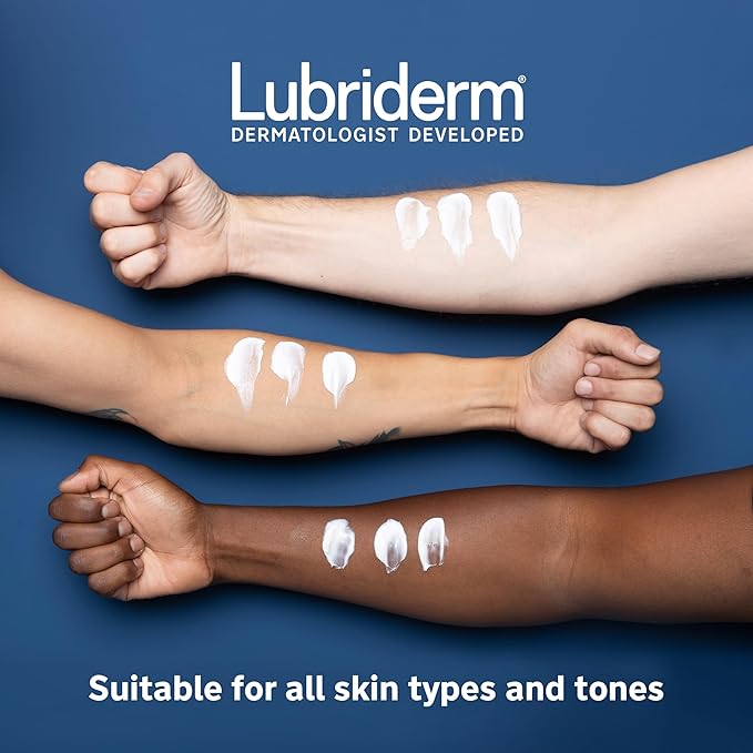 Lubriderm Advanced Therapy Fragrance Free Moisturizing Hand & Body Lotion + Pro-Ceramide with Vitamins E & Pro-Vitamin B5, Intense Hydration for Extra Dry Skin, 16 fl. oz, 2 Pack