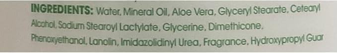 Triple Lanolin Aloe Vera Soothing Lotion - 128 Fl Oz, All Skin Types, Moisturizing & Hydrating