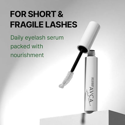 AVCA Deep Nourishing Eyelash Serum - Premium Eyelash Growth Serum for Longer, Fuller, and Thicker Lashes (9ml/0.30fl.oz.)