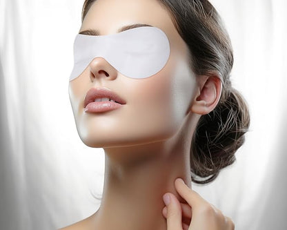 PENTA ANGEL Disposable Eye Mask Paper 50 Sheets Non Woven Eye Care Patches Cotton Spa Eye Pads Covers for Facial Skincare (50)