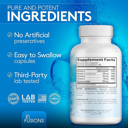 Phytoceramides 200 Capsules Skin Repair Rejuvenation Anti-Aging Support Plant-derived Ceramides 700mg Gluten Free Non-GMO (2)
