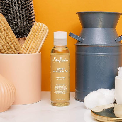 SheaMoisture Body Oil for Dry Skin Sweet Almond Oil Cruelty Free 4 oz